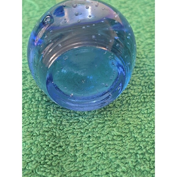 Milan Metelák - Harrachov glass - Controlled Bubble Bud Vase 6in. - Picture 6 of 7